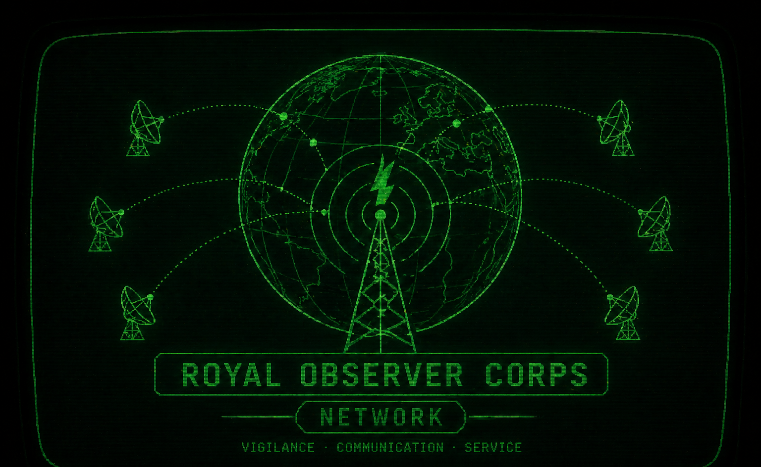 Royal Observer Corps Network project logo
